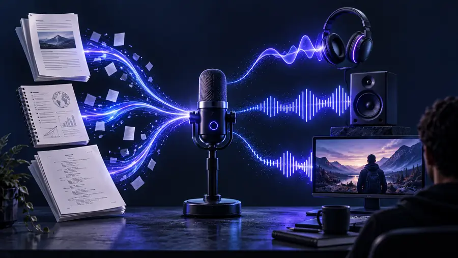 Audio hablado generado a partir del guion